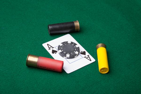Bullets and ace of spades