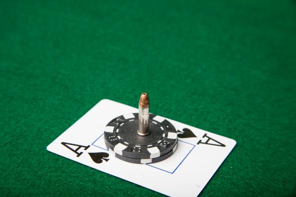 Bullets and ace of spades