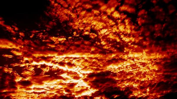 Burning clouds