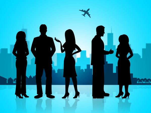 Business People Represents Buildings City And Professional