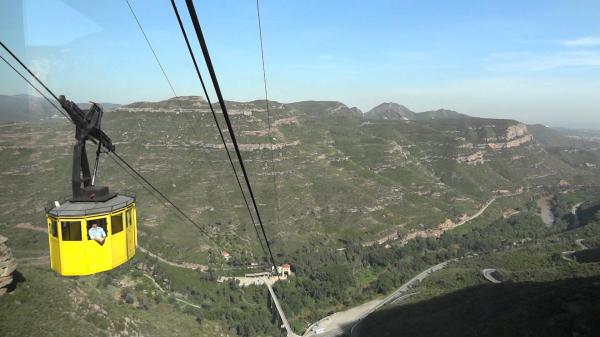 Cableway in Barcelona