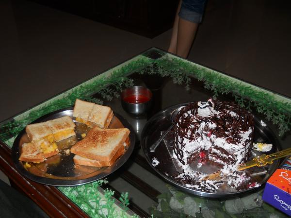 Cake &amp; Sandwich