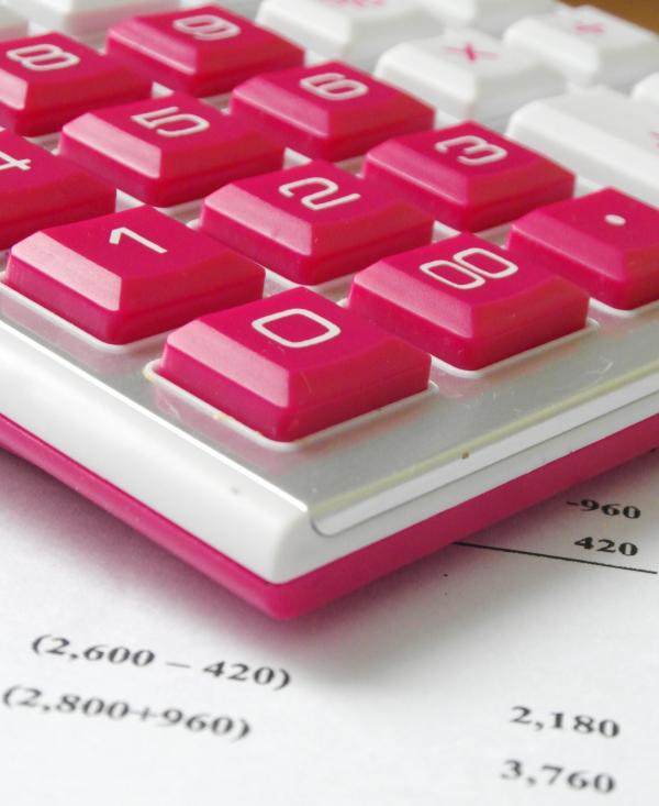 Calculator with Paperwork