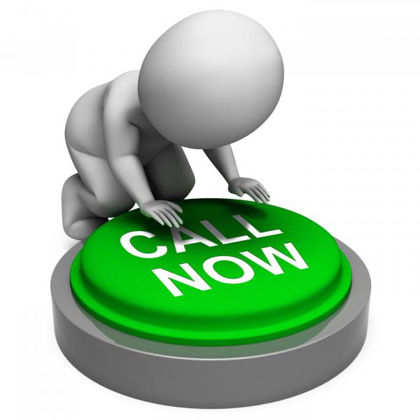 Call Now Button Shows Client Support Phone Number