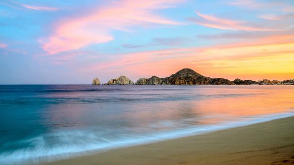 Calm sunset