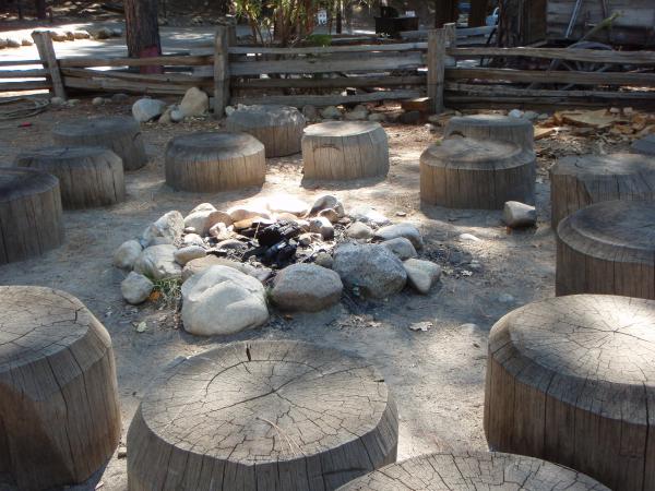 Camp Fire at Yosemite National Park