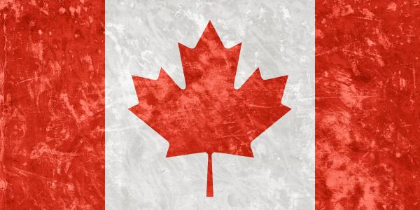 Canada Grunge Flag