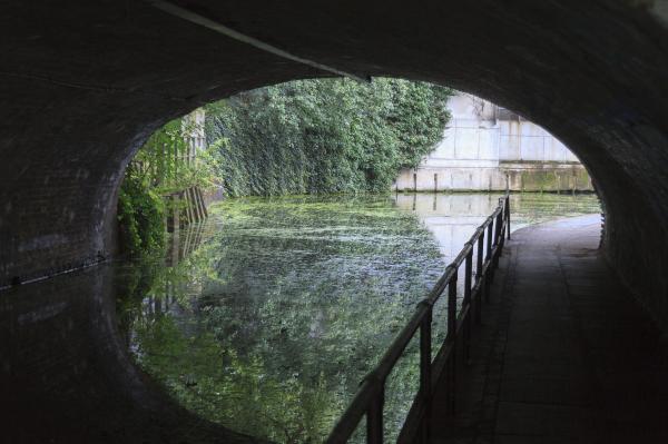 Canal in Camden Town, London