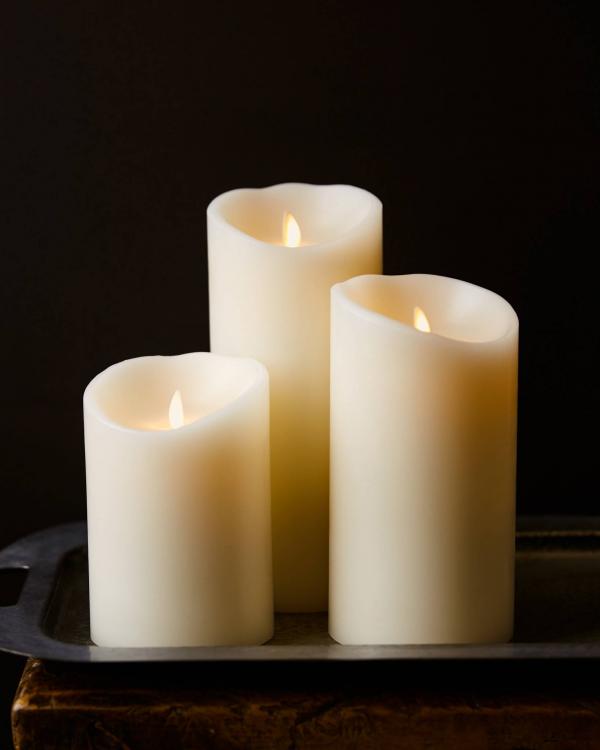 Wax Christmas candles