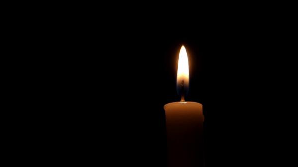 Candle at night