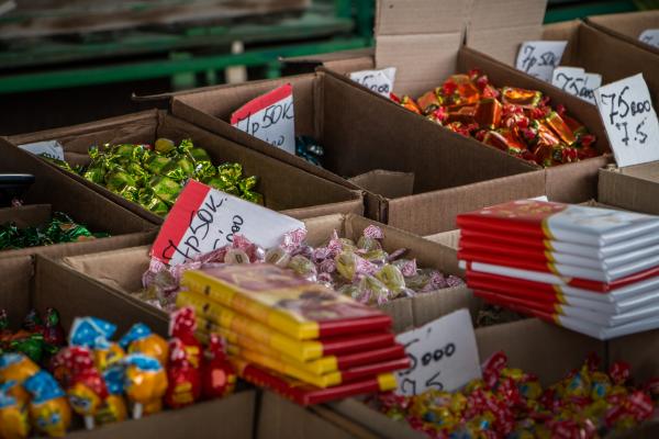 Candy at market