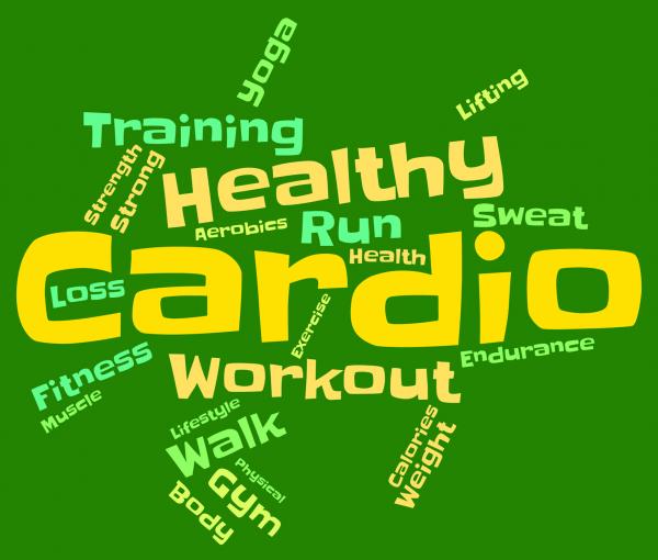 Cardio Word Indicates Get Fit And Athletic