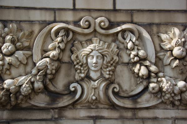 Carved wall