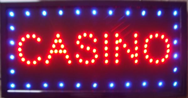 Casino neon sign