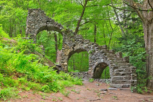 Castle Staircase Ruins - HDR