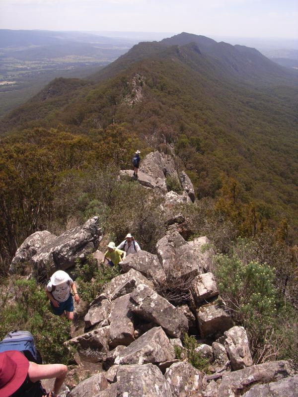 Catherdral range bushwalking