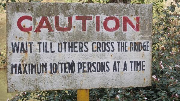Caution sign