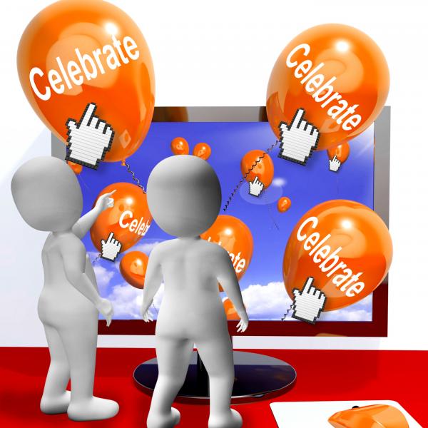 Celebrate Balloons Mean Parties and Celebrations Internet