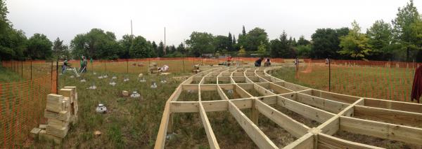 Cemetery landscape