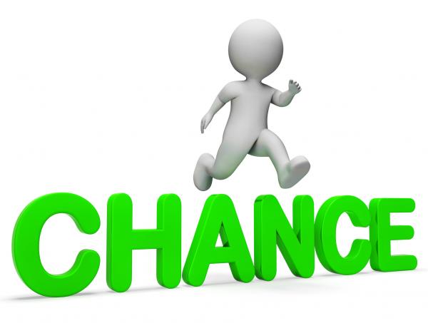 Chance Get Represents Probability Possible And Having 3d Rendering