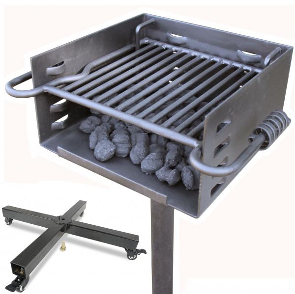 Charcoal in Grill