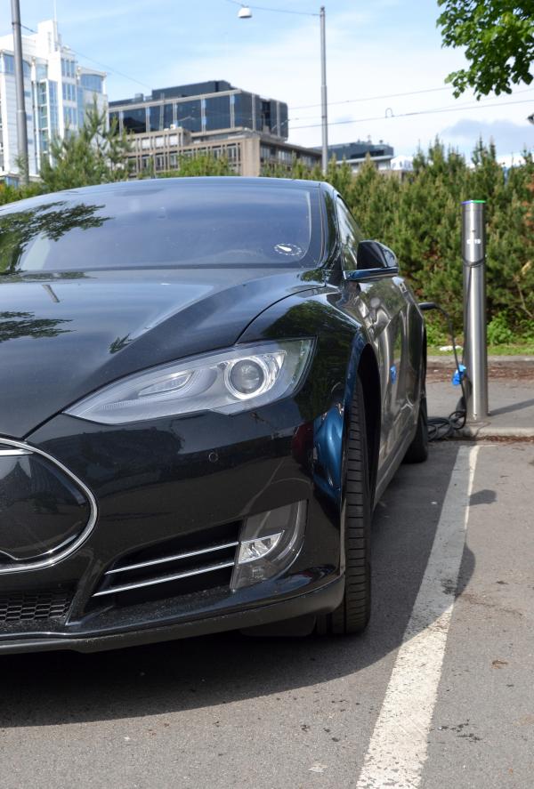 Charging Tesla