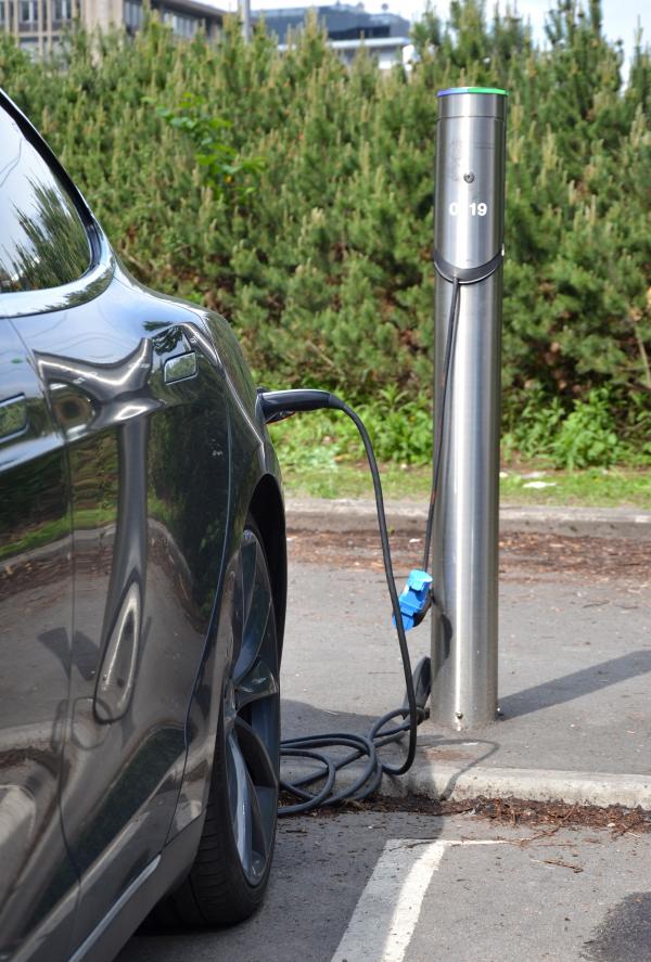Charging Tesla