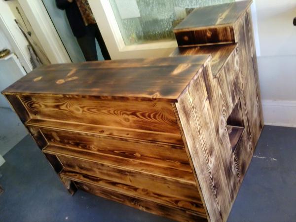 Charred Wood Boxes