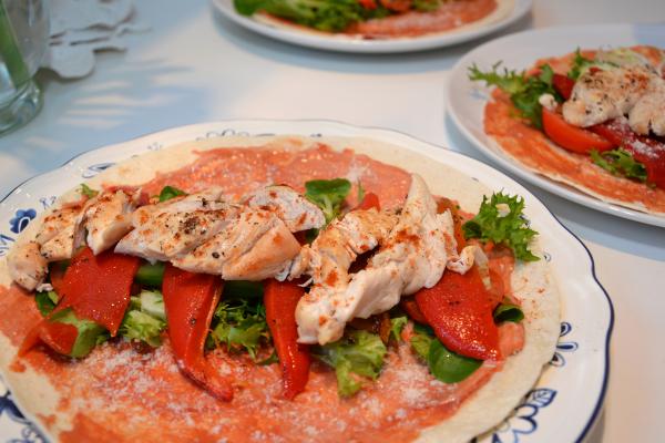Chicken with vegetables
