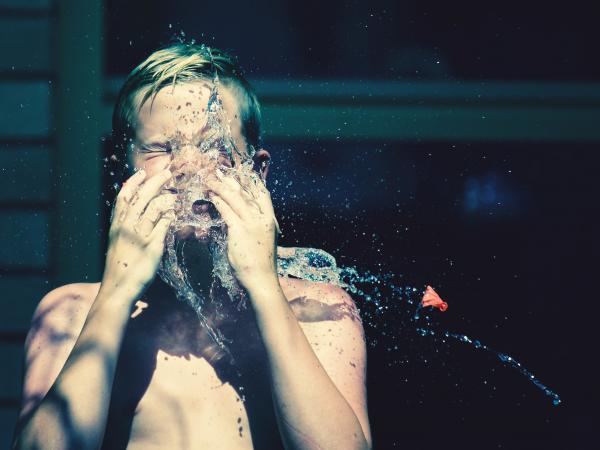 Child Wash With Water