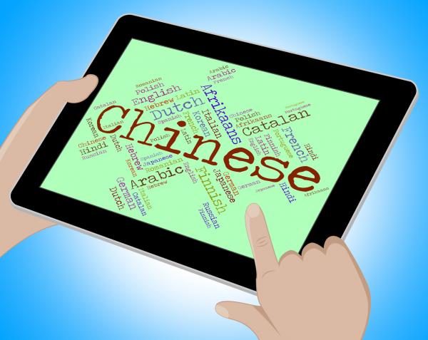 Chinese Language Shows Foreign Speech And Mandarin