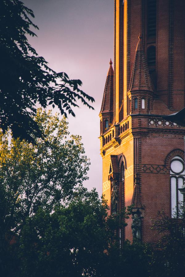 Church in Evening Light