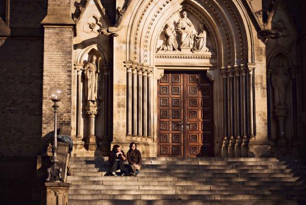 Church steps
