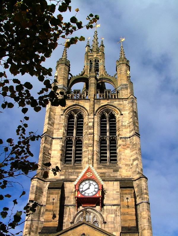 Church tower in England