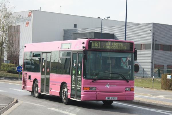 Citura / Courriers de l'Aube - Heuliez Bus GX117 n°531 - Ligne 13