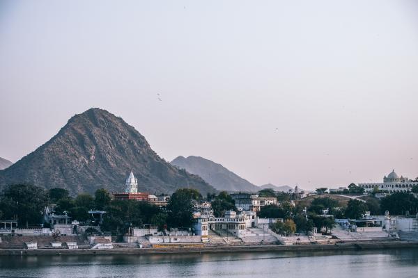 City Near Body Of Water