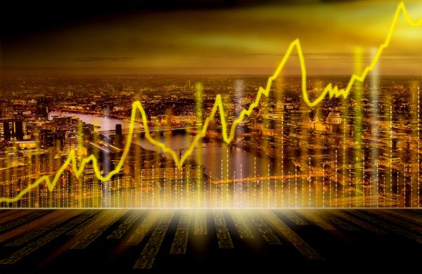 City of London with Financial Graph
