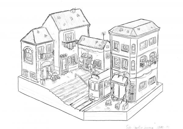 city scene