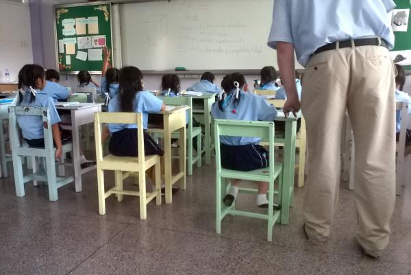 Classroom students and teacher