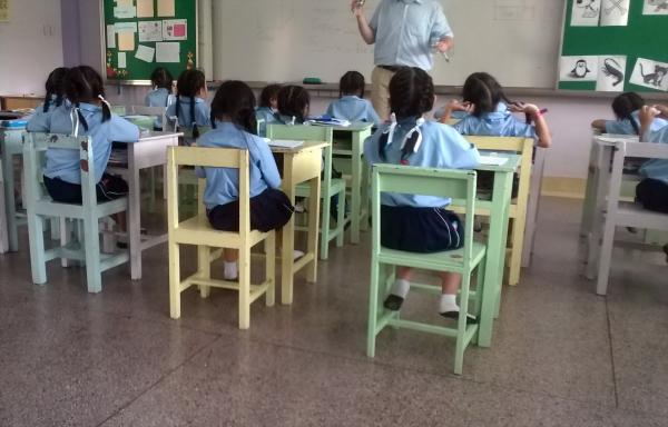 Classroom students and teacher