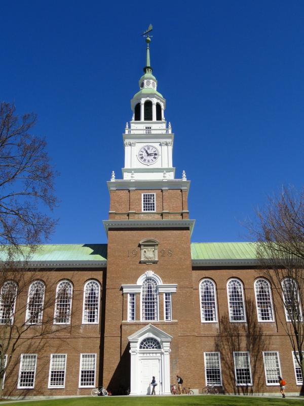 Clock Tower Against Clear Sky
