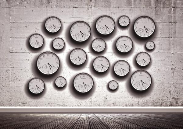 Clocks in the wall - Time concept