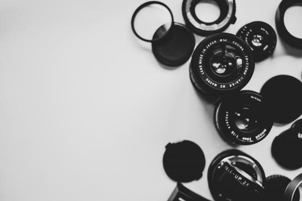 Close-up of Buttons Against White Background