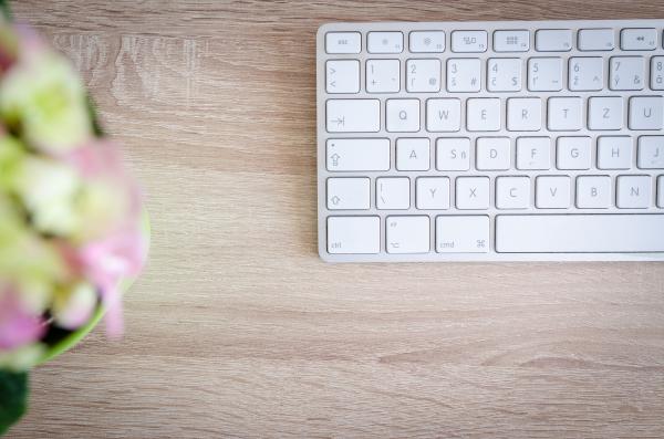 Close-up of Laptop Keyboard