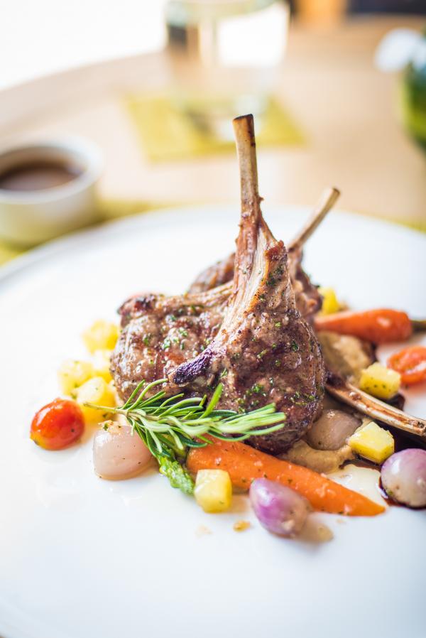 Close-up of Meal Served in Plate