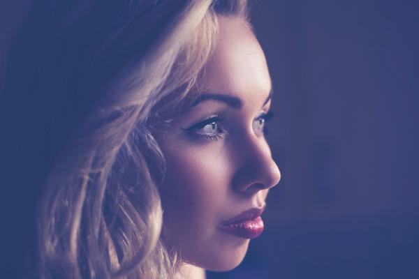 Close Up Photography of Woman With Red Lipstick