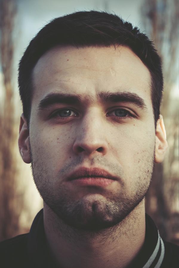 Close-up Portrait of Man