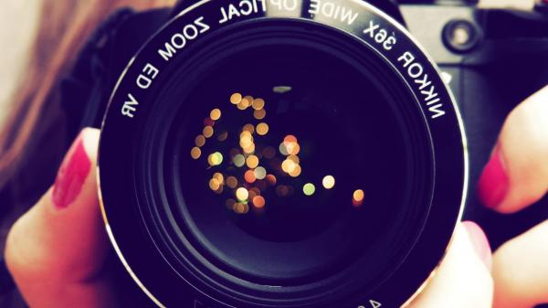 Close-up of Camera