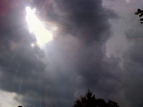 Clouds are coming