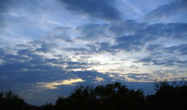 clouds at evening